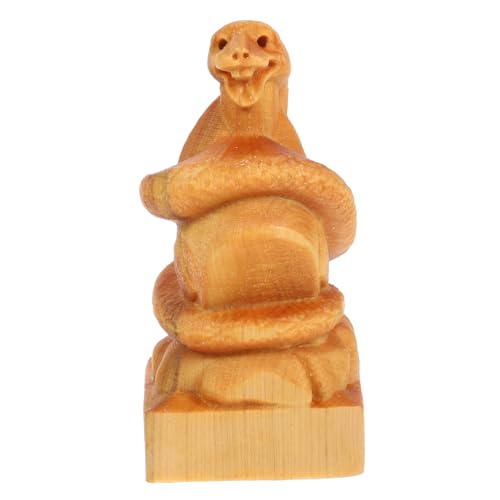 Ipetboom Schlangenfigur aus Holz Gruselige Schlangenstatue zum Jahr der Schlange Garten und Partydesign Lehrreiches von Ipetboom