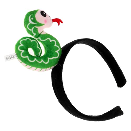 Ipetboom Schlangenkostüm Für Haarband Aus Stoff Stirnbänder Schlangen-cartoon-stirnband Schlangenstirnband Karikatur Stoff-schlangenhaar-accessoire Green Plüsch Ipetboom Schlangenkostüm Für Haarband Aus Stoff Stirnbänder Schlangen-cartoon-stirnband Schlangenstirnband Karikatur Stoff-schlangenhaar-accessoire Green Plüsch von Ipetboom