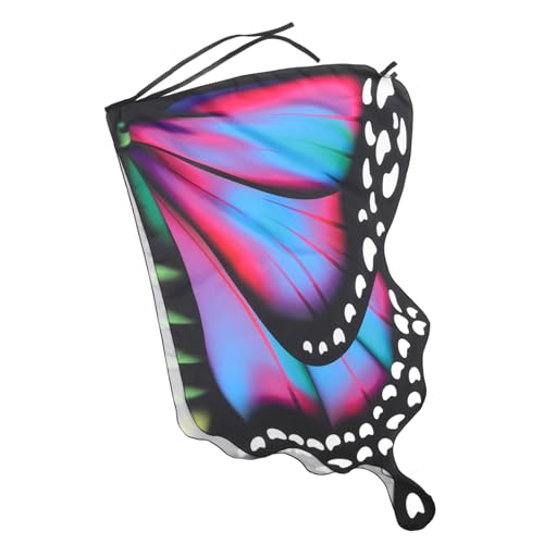 Ipetboom Schmetterlingsflügel Umhang Für Farbverlaufendes Cosplay Kostüm Foto Requisite Für Halloween Karneval Festivals Partys Leicht von Ipetboom