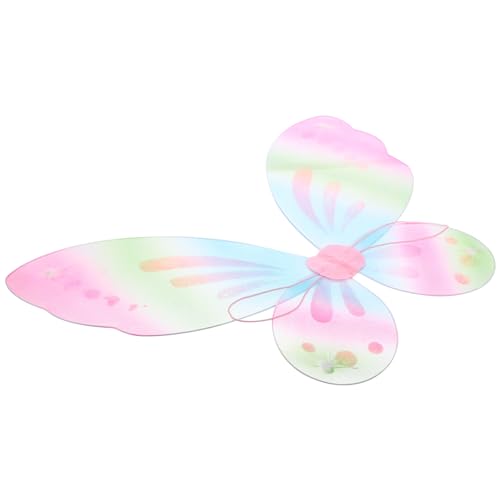 Ipetboom Schmetterlingsflügelspielzeuge Kostüm Cosplay Feenflügel Rosa Schmetterling Dekorationen Schmetterlingsflügel Für Erwachsene Feenflügel Halloween Nylon von Ipetboom