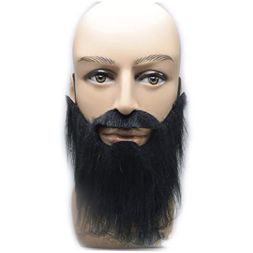 Ipetboom Schwarze Bärdeprops Halten Sie sich an Schnurrbärte Schnurrbart-Kostüm falscher Schnurrbart zum Aufkleben Dunkel Cosplay- Selbstklebstoffbart Ipetboom Schwarze Bärdeprops Halten Sie sich an Schnurrbärte Schnurrbart-Kostüm falscher Schnurrbart zum Aufkleben Dunkel Cosplay- Selbstklebstoffbart von Ipetboom