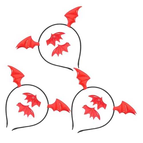 Ipetboom Set Halloween Fledermaus Stirnband Mit Haarspangen - Fledermausflügel Kopfschmuck - Für Frauen Mädchen Halloween Kostüm Haarschmuck von Ipetboom
