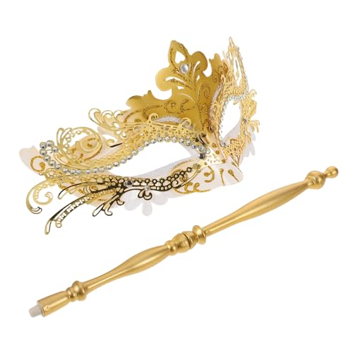 Ipetboom Shiny Masquerade Maske mit Stab Langlebige Karnevalsmaskerade für Damen Ergonomisch mit Einzigartigem Drachenmotiv für Halloween Cosplay Ball Hochzeit und Kostüme Ipetboom Shiny Masquerade Maske mit Stab Langlebige Karnevalsmaskerade für Damen Ergonomisch mit Einzigartigem Drachenmotiv für Halloween Cosplay Ball Hochzeit und Kostüme von Ipetboom