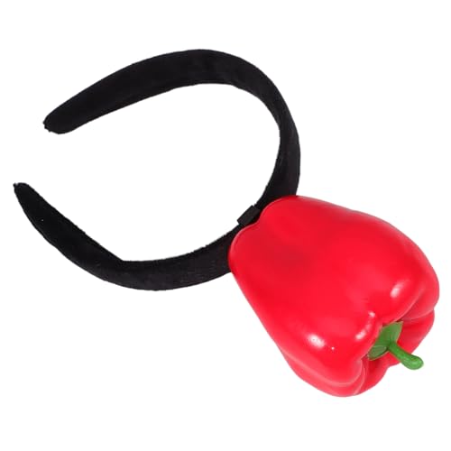 Ipetboom Simulation Paprika Haarband für Lustiges Kostümzubehör für Partys Fotostände Leicht Lebendige Farben Kreatives Design für Unvergessliche Ipetboom Simulation Paprika Haarband für Lustiges Kostümzubehör für Partys Fotostände Leicht Lebendige Farben Kreatives Design für Unvergessliche von Ipetboom