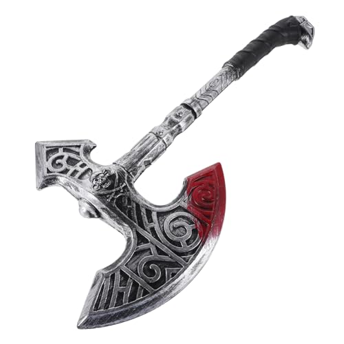 Ipetboom Simulierte Waffenprops Filmrequisiten Bühnenrequisiten gefälschte für Leistung Halloween- verkleiden Sich -Ornament Plastik Silver von Ipetboom