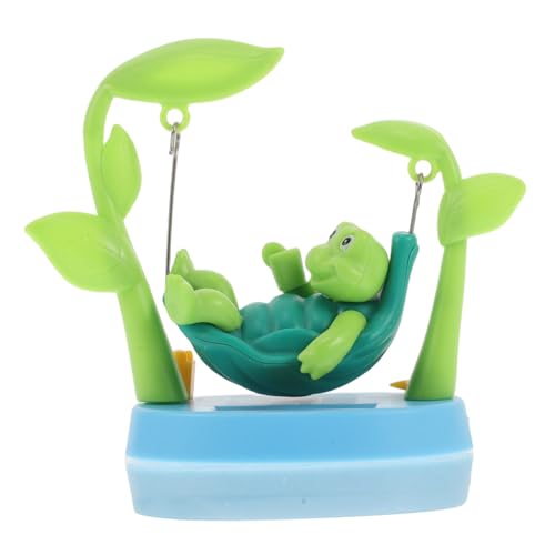 Ipetboom Solarbetriebene Schildkröte Wackelfigur für Auto Kreatives Cartoon Tier Ornament mit Schwingendem Kopf zu Montieren Bringt Spaß Auto von Ipetboom