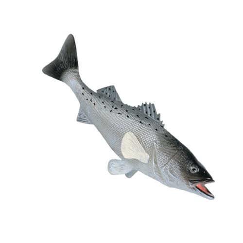 Ipetboom Solides Fischmodell aus Kunststoff Realistische Meeresfigur Pädagogisches Tiermodell für Robustes Lernspielzeug Geeignet für Jungen und Mädchen Meerestiere Badewannenspielzeug von Ipetboom