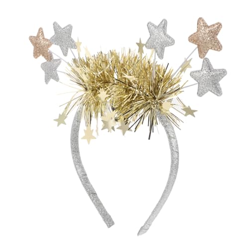 Ipetboom Sterne Stirnband Festival Kopfband Deko Haarband Festlicher Kopfschmuck PartyKopfschmuck Lustiger Haarreif Braut-Party-Stirnband Sterne Kopfbedeckung Kunststoff Golden Ipetboom Sterne Stirnband Festival Kopfband Deko Haarband Festlicher Kopfschmuck PartyKopfschmuck Lustiger Haarreif Braut-Party-Stirnband Sterne Kopfbedeckung Kunststoff Golden von Ipetboom