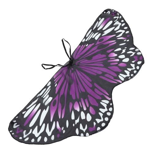 Ipetboom Strandschal Umhänge Für Strandtuch Flügel Schal Schmetterlingsflügelumhang Party Schmetterlingsumhang Für Schmetterlingsschal Polyester Violett von Ipetboom