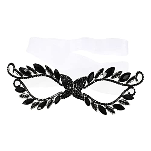 Ipetboom Strassmaske für Frauen Halb Verdeckte Gesichtsmaske für Halloween Karneval Maskerade Party Hochwertigem Material Leicht von Ipetboom
