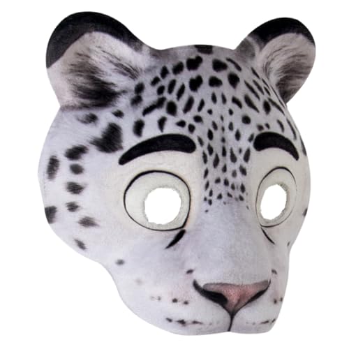Ipetboom Tiermaske Schneeleopard Halbgesichtsmaske aus Leichtem EVA Material mit Elastischem Band für Karneval Kostüm und Halloween Partys Atmungsaktiv und Komfortabel für Erwachsene Ipetboom Tiermaske Schneeleopard Halbgesichtsmaske aus Leichtem EVA Material mit Elastischem Band für Karneval Kostüm und Halloween Partys Atmungsaktiv und Komfortabel für Erwachsene von Ipetboom