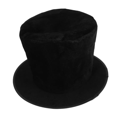 Ipetboom Top Hut Unisex Klassisch Flacher Vintage Flat Top Kostüm Zubehör für Jazz Spieler und Formelle Anlässe Ipetboom Top Hut Unisex Klassisch Flacher Vintage Flat Top Kostüm Zubehör für Jazz Spieler und Formelle Anlässe von Ipetboom
