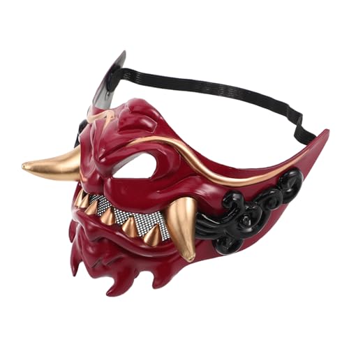 Ipetboom Traditionelle Japanische Dämonenmaske für Halloween Unisex Einstellbare für Partys und Theateraufführungen Vielseitig Einsetzbar Ipetboom Traditionelle Japanische Dämonenmaske für Halloween Unisex Einstellbare für Partys und Theateraufführungen Vielseitig Einsetzbar von Ipetboom