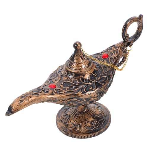 Ipetboom Vintage Arabian Lamp Figurine Party Dekoration mit Mystischem Flair Leichtes Retro Dekoobjekt für Hochzeit Halloween Cosplay und Geburtstagsfeiern Ipetboom Vintage Arabian Lamp Figurine Party Dekoration mit Mystischem Flair Leichtes Retro Dekoobjekt für Hochzeit Halloween Cosplay und Geburtstagsfeiern von Ipetboom