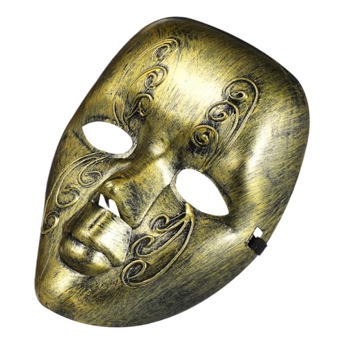 Ipetboom Vintage Vollmaske für Partys Maske für Cosplay und Karneval Stilvolle Maskerade Maske für Damen und Herren für Halloween und Kostüme und Langlebig für Stundenlangen Tragekomfort von Ipetboom