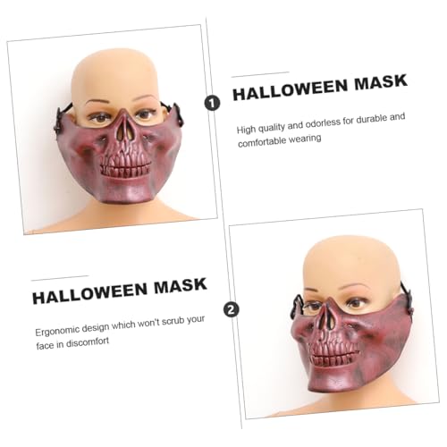 Ipetboom Vollgesichts-Schutzmaske Skelettmaske Halloween Halloween-Maske Schädel-Skelett-Maske Ipetboom Vollgesichts-Schutzmaske Skelettmaske Halloween Halloween-Maske Schädel-Skelett-Maske von Ipetboom