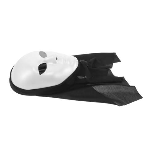 Ipetboom Vollgesichtsmaske Gruselmasken für Erwachsene gruselige Halloween-Maske Halloween-Gesichtsmaske Maskenkostüm Maskeradepartys Maskerade Maske Frauen Plastik Weiß von Ipetboom