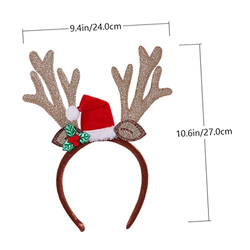Ipetboom Weihnachtlicher Rentiergeweih Haarreif Antler Headband für Erwachsene Süßer Weihnachtskopfschmuck für Party Kostüm Karneval Cosplay Ipetboom Weihnachtlicher Rentiergeweih Haarreif Antler Headband für Erwachsene Süßer Weihnachtskopfschmuck für Party Kostüm Karneval Cosplay von Ipetboom