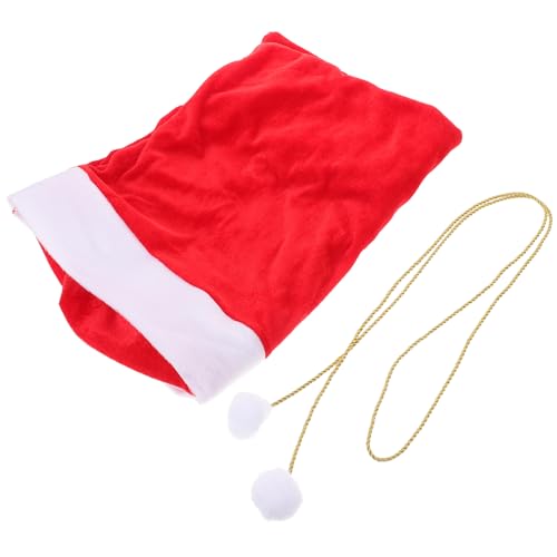 Ipetboom Weihnachtsmann-kordelzugbeutel Vorabend Weihnachtstaschen Geben Dekorationen Lecker Urlaub Kordelstring Extra Große Weihnachtstüten Für Lagerung Weihnachtsspielzeugsack Party Stoff von Ipetboom