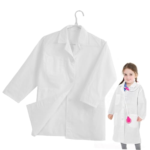 Ipetboom Weißer Kittel Für Für Cosplay Kostüme Ärzte Labor Jungen Mäntel Karriere Rollenspiel Kostüm Baumwollmischung Ipetboom Weißer Kittel Für Für Cosplay Kostüme Ärzte Labor Jungen Mäntel Karriere Rollenspiel Kostüm Baumwollmischung von Ipetboom
