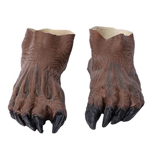 Ipetboom Werwolf Fußabdeckung Horror Podotheca Halloween Dekoration Karneval Kostüm Zubehör Unisex für Party und Fasching Ipetboom Werwolf Fußabdeckung Horror Podotheca Halloween Dekoration Karneval Kostüm Zubehör Unisex für Party und Fasching von Ipetboom