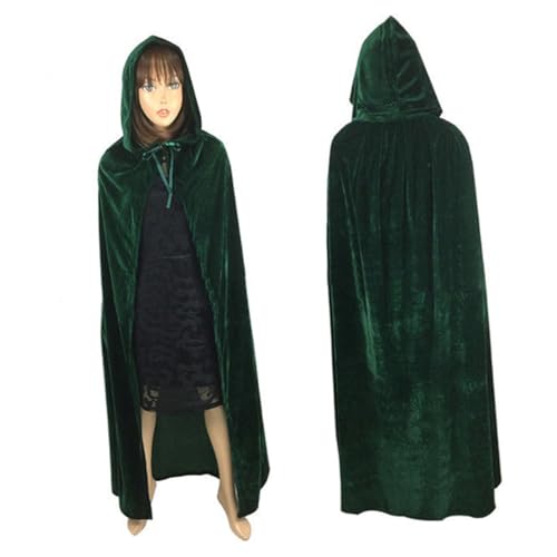 Ipetboom Witch Cape mit Kapuze Damen Halloween Kostüm Umhang Hexenmantel Komfortabel Wiederverwendbar für Karneval Fasching Party Ipetboom Witch Cape mit Kapuze Damen Halloween Kostüm Umhang Hexenmantel Komfortabel Wiederverwendbar für Karneval Fasching Party von Ipetboom