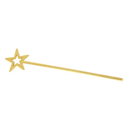 Ipetboom Zauberstab Fee klein Kostüm funkeln Geburtstagsgeschenk für Mädchen Requisiten für Bühnenleistungsrequisite für Sternenstab Überzug Golden von Ipetboom