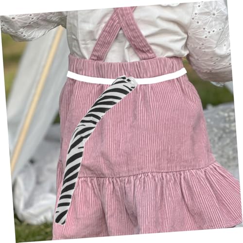 Ipetboom Zebra Kostüm Teilig Tierhaarreif mit Zebraohren Party Haarreif Cosplay Zubehör für Geburtstag Karneval Halloween Fest Dekoration von Ipetboom