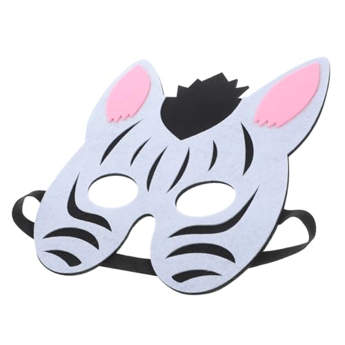 Ipetboom Zebra Maske Für Lustige Cosplay Maske Verstellbare Tiermaske Für Halloween Kostümparty Maskerade Niedliches Design Bequemes Elastisches Band Vielseitig von Ipetboom