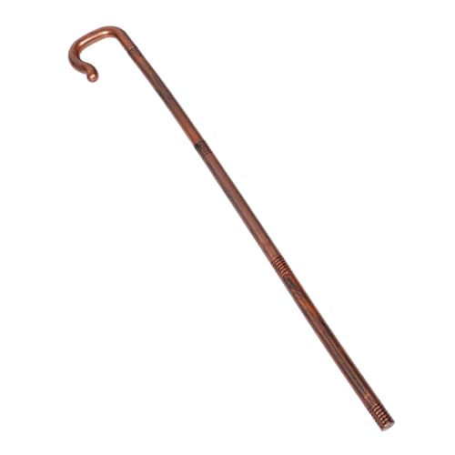 Ipetboom gefälschter Stock Halloween Dekoration Verkleidungszubehör Halloween-Accessoire Halloween Verkleidung Accessoire Kostümsammlung Hirtenstabkostüm Halloween-Hirtenstab Plastik Golden von Ipetboom