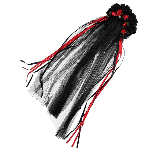 Ipetboom mexikanisches Stirnband Halloween Blumenstirnband Stirnband mit Rosenblüten halloween haarschmuck halloween haarreif Rosen-Stirnband-Schleier mit Band Halloween-Rosen-Stirnband Ipetboom mexikanisches Stirnband Halloween Blumenstirnband Stirnband mit Rosenblüten halloween haarschmuck halloween haarreif Rosen-Stirnband-Schleier mit Band Halloween-Rosen-Stirnband von Ipetboom