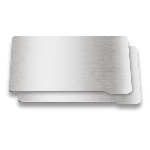 Irfora Flexible Bauplatte Oberfläche Federstahl Plattform Entfernung Federstahlblech mit Magnetbasis für SLA/DLP -Harzdruck Saturn 3D -Drucker 196x126mmmm (196x126mm) von Irfora
