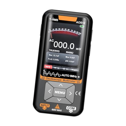 Irfora Smart Oscilloscop für Reparaturen, Handheld 2-in-1-Oszilloskop & Multimeter, 5 MHz, 4s, 3.2 '' Farbanzeige, Echte RMS, Autoranging-Messung Irfora Smart Oscilloscop für Reparaturen, Handheld 2-in-1-Oszilloskop & Multimeter, 5 MHz, 4s, 3.2 '' Farbanzeige, Echte RMS, Autoranging-Messung von Irfora