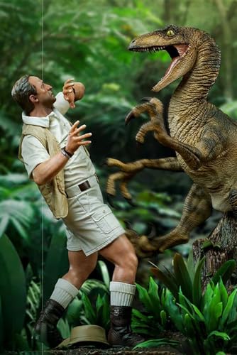 Iron Studios - 1:10 Clever Girl Deluxe Statue - Jurassic Park, Mehrfarbig, 1:10 Scale von Iron Studios