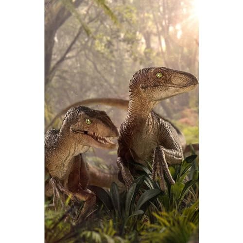 Iron Studios 1:10 Just The Two Raptors Deluxe Art - Jurassic Park von Iron Studios