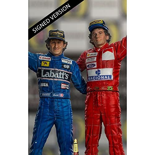 Iron Studios Deluxe: Ayrton Senna and Alain Prost - The Last Podium Art Scale Statue (1/10) (ASENNA56121-10) von Iron Studios