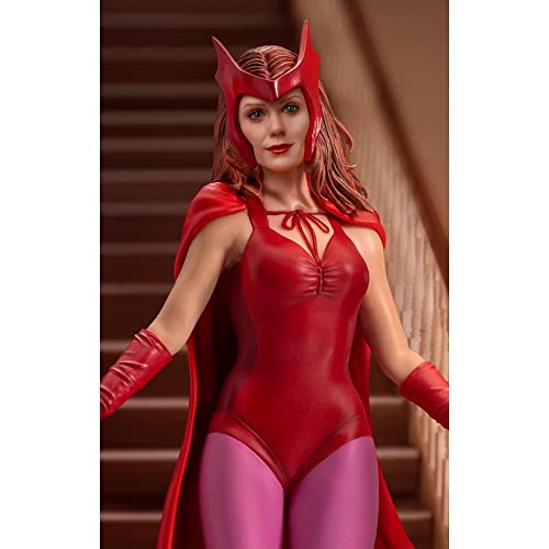 Iron Studios MARCAS49021-10 WandaVision Wanda Halloween Version 1:10 Figur Art Scale, Mehrfarbig von Iron Studios