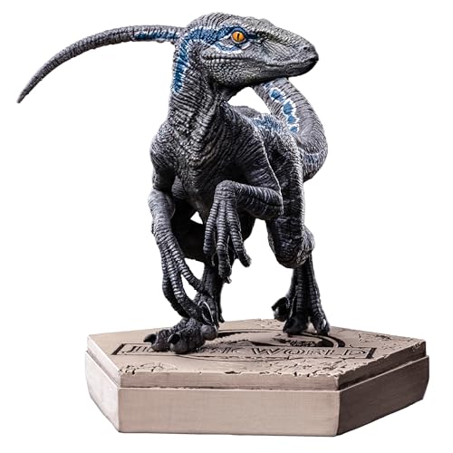 Iron Studios Velociraptor Blue B Jurassic World Statue Icons, 7,5 cm von Iron Studios