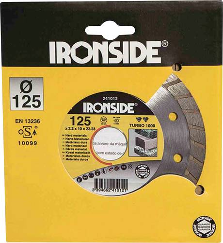 IRONSIDE 241011 Diamanttrennscheibe Durchmesser 115mm 1St. von Ironside