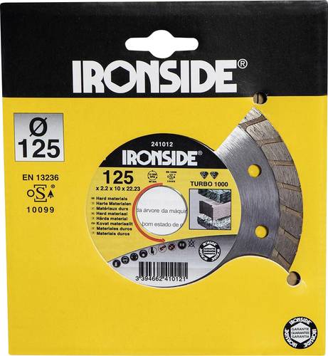 IRONSIDE 241012 Diamanttrennscheibe Durchmesser 125mm 1St. von Ironside