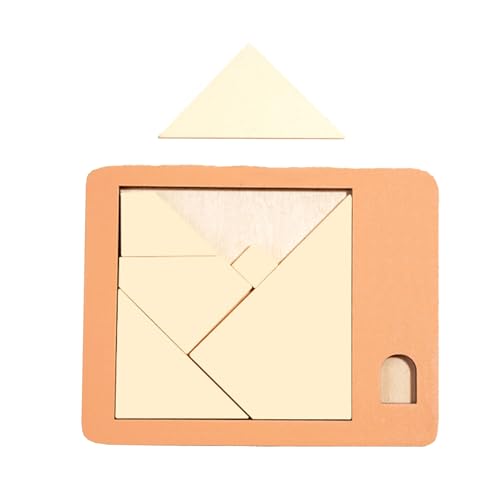 Wooden Puzzle, Difficult Challenge Puzzle, One More Pieces Building Block Toy, Five Difficulty Optional Puzzle Toy, Suitable for Children Adults to Exercise Brainpower Thinking (Level D) von Irrun
