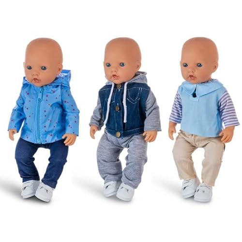 Isa's Friends® - Puppenkleidung - Kleider passend für Baby Born - 43 cm von Isa's Friends