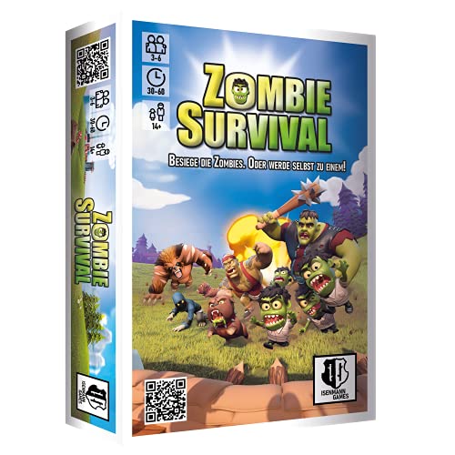 Zombie Survival - Überlebe oder werde zum Zombie | Lustiges Kartenspiel für 3-6 Spieler | Sammelt, Handelt und Kämpft | Partyspiel mit vielen Karten und Spielmodi | Deutsch | von Isenmann Games Zombie Survival - Überlebe oder werde zum Zombie | Lustiges Kartenspiel für 3-6 Spieler | Sammelt, Handelt und Kämpft | Partyspiel mit vielen Karten und Spielmodi | Deutsch | von Isenmann Games von Isenmann Games