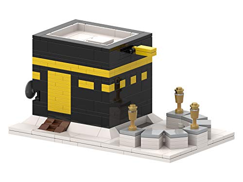 Kaaba Bricks Islamic Toy Bausteine ​​Set enthalten Anleitung von 64 Schritten Langlebige Qualität Islamic Educational DIY Baukasten Ideal für Jungen Mädchen Vorschule (325 Stück) von Islam Bricks