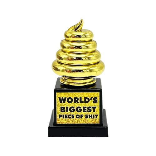 Island Dogs World's Biggest Piece of Sh*t Neuheit Trophäe – Lustiges Gag-Geschenk, perfekt für Streiche, Partys und Lachen – lustige Trophäen für Freunde und Feinde Island Dogs World's Biggest Piece of Sh*t Neuheit Trophäe – Lustiges Gag-Geschenk, perfekt für Streiche, Partys und Lachen – lustige Trophäen für Freunde und Feinde von Island Dogs