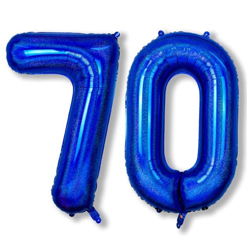 70. Geburtstag Zahlen Luftballon für Herren, Navy Blau Marineblau Große Helium Zahl 70 Luftballons, 40 Zoll Dunkelblau 70 Folienballon für Frau 70 Jare Geburtstag Party Deko Jubiläum Party Dekoration 70. Geburtstag Zahlen Luftballon für Herren, Navy Blau Marineblau Große Helium Zahl 70 Luftballons, 40 Zoll Dunkelblau 70 Folienballon für Frau 70 Jare Geburtstag Party Deko Jubiläum Party Dekoration von Isndare
