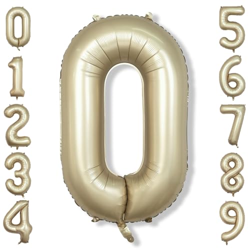 Folienballon Zahl 0 Metallic Gold, 101 cm XXL Champagner Gold Zahlenballon 0 für Mädchen, Hell Gold Zahlen Luftballon 0 Geburtstag Helium Ballon zum Frau Mann Babyparty Geburtstagsdeko Jubiläum Deko Folienballon Zahl 0 Metallic Gold, 101 cm XXL Champagner Gold Zahlenballon 0 für Mädchen, Hell Gold Zahlen Luftballon 0 Geburtstag Helium Ballon zum Frau Mann Babyparty Geburtstagsdeko Jubiläum Deko von Isndare