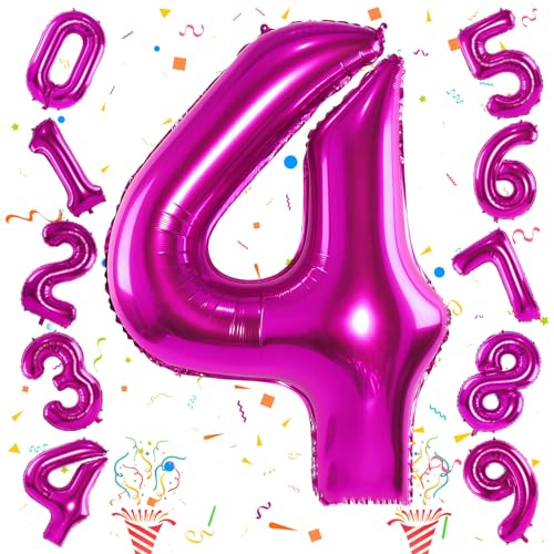 Große 4 Luftballon Zahl Deko, 40 Zoll Pastell Rosa Krone 4 Luftballon, Pink Folienballon 0–9 Set für Kinder Mädchen 4. Geburtstag Party Deko Frau 40 Jubiläum Party Dekoration, Fliegt mit Helium Große 4 Luftballon Zahl Deko, 40 Zoll Pastell Rosa Krone 4 Luftballon, Pink Folienballon 0–9 Set für Kinder Mädchen 4. Geburtstag Party Deko Frau 40 Jubiläum Party Dekoration, Fliegt mit Helium von Isndare