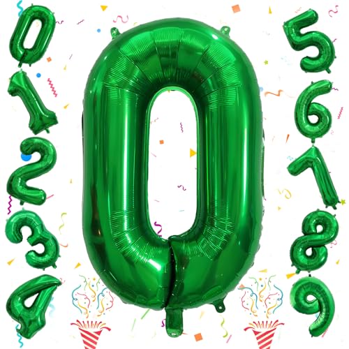 Luftballon 0 Deko für Mädchen, Große Grün Helium Zahl 0 Ballon, 40 '' Folienballon Zahlen 0-9 Luftballon für Kinder Junge Geburtstag Party Babyparty Deko Mann Frau Dinosaurier Jungle Party Dekoration Luftballon 0 Deko für Mädchen, Große Grün Helium Zahl 0 Ballon, 40 '' Folienballon Zahlen 0-9 Luftballon für Kinder Junge Geburtstag Party Babyparty Deko Mann Frau Dinosaurier Jungle Party Dekoration von Isndare