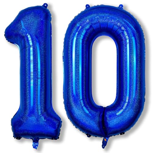 Luftballon 10. Geburtstag für Kinder, Große Navy Blau Marineblau Zahl 10 Folienballon Deko, 40 Zoll Helium Dunkelblau Zahlen 10 Ballon für Mädchen Jungen 10 Jahre Geburtstag Jubiläum Party Dekoration Luftballon 10. Geburtstag für Kinder, Große Navy Blau Marineblau Zahl 10 Folienballon Deko, 40 Zoll Helium Dunkelblau Zahlen 10 Ballon für Mädchen Jungen 10 Jahre Geburtstag Jubiläum Party Dekoration von Isndare